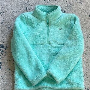 Vineyard Vines Kids Turquoise Fleece Hoodie